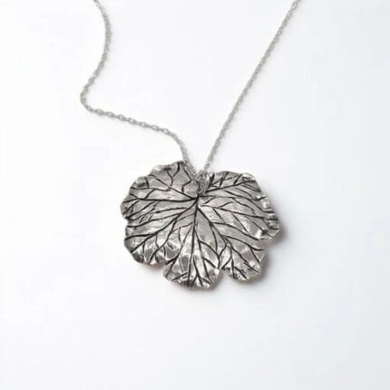 Geranium Leaf Pendant