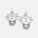 Persian Motif Shah Abbas Drop Earrings