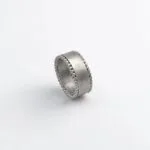 Brushed Harmony Milgrain Ring