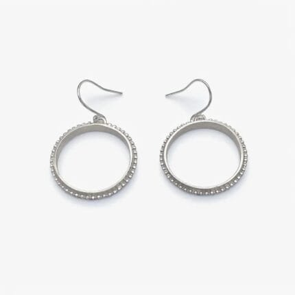 Milgrain Hoop Earrings