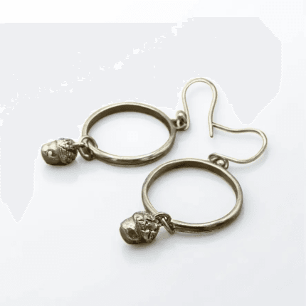 Acorn Hoop Earrings