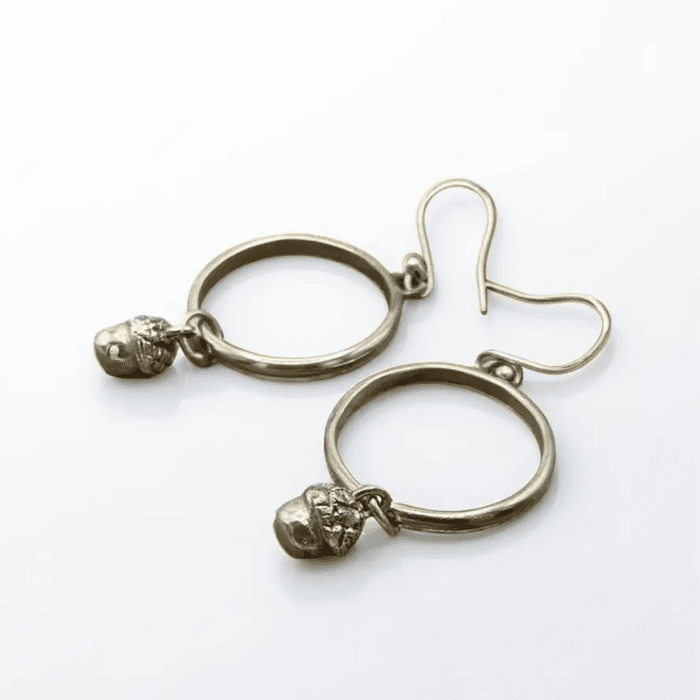 Acorn Hoop Earrings