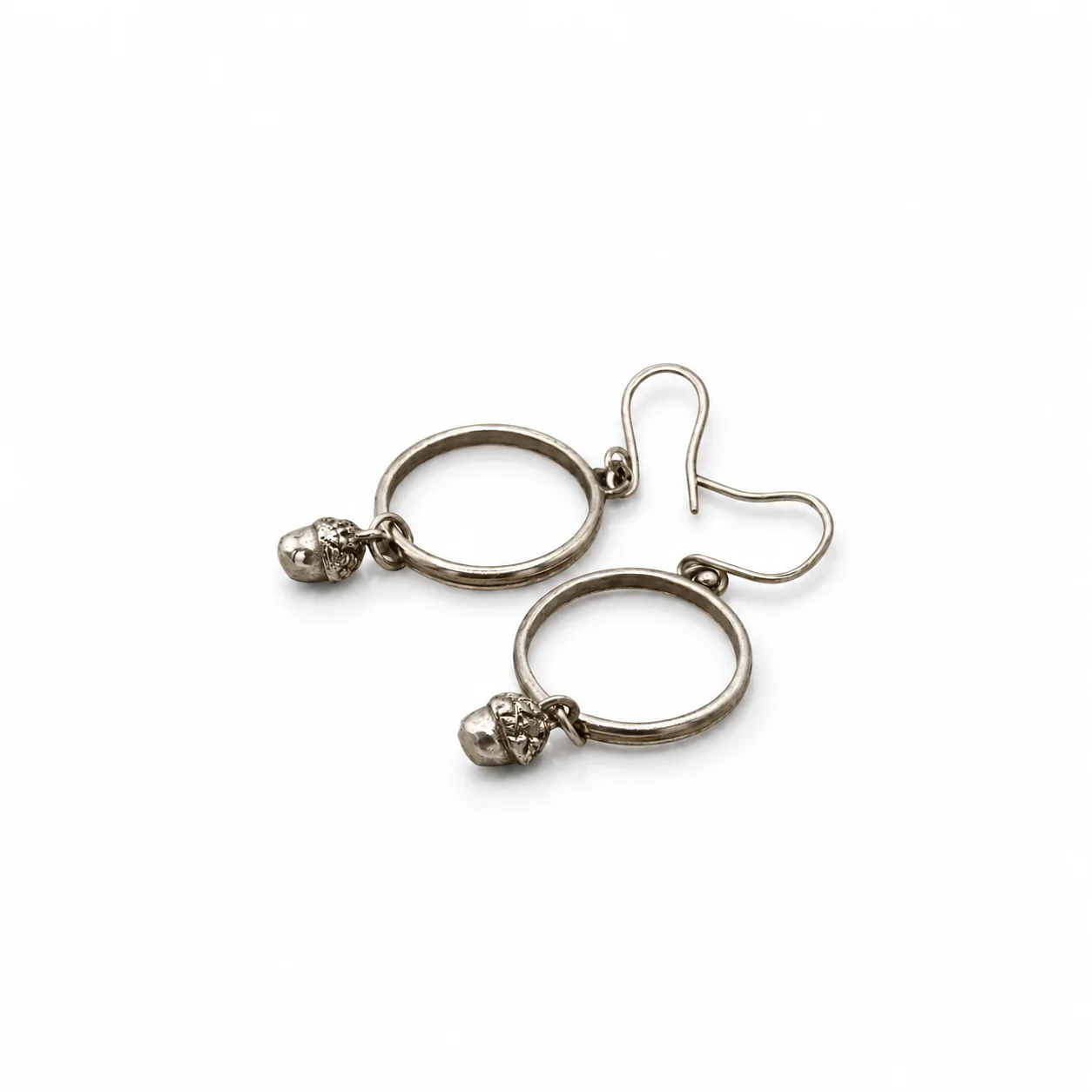 a corn Acorn Hoop Earrings 1