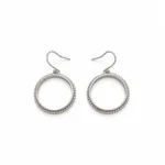 Milgrain Hoop Earrings 1