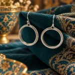 Milgrain Hoop Earrings - Image 3