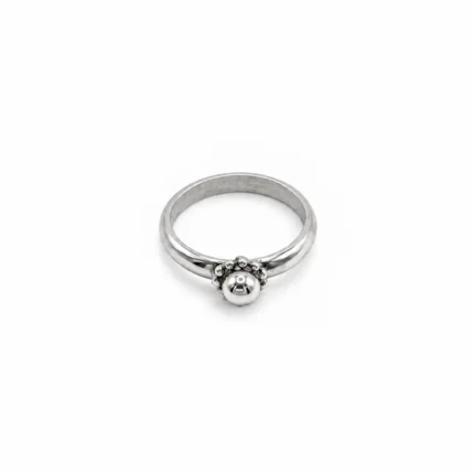 Milgrain Orb Ring 1