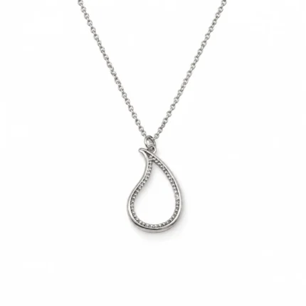 Paisley Milgrain Pendant 1