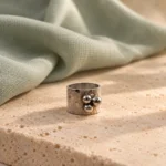 Triple Orb Hammered Ring - Image 3