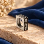 Square Shaped Persian Motif Ring - Image 3
