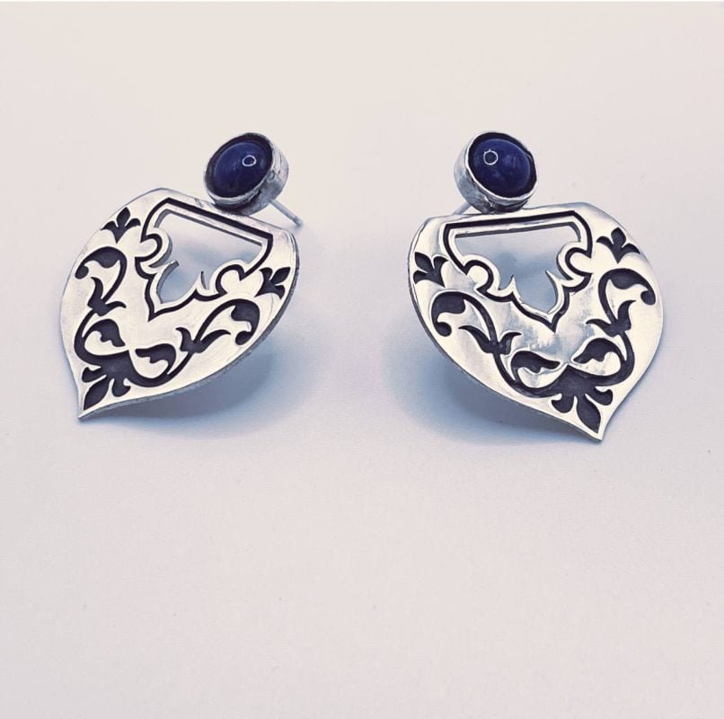 Floral Persian Motif Earrings