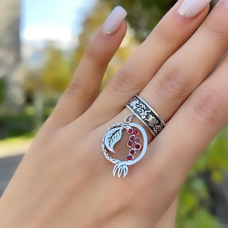 Persian-inspired jewellery gift for a woman celebrating Yalda Night