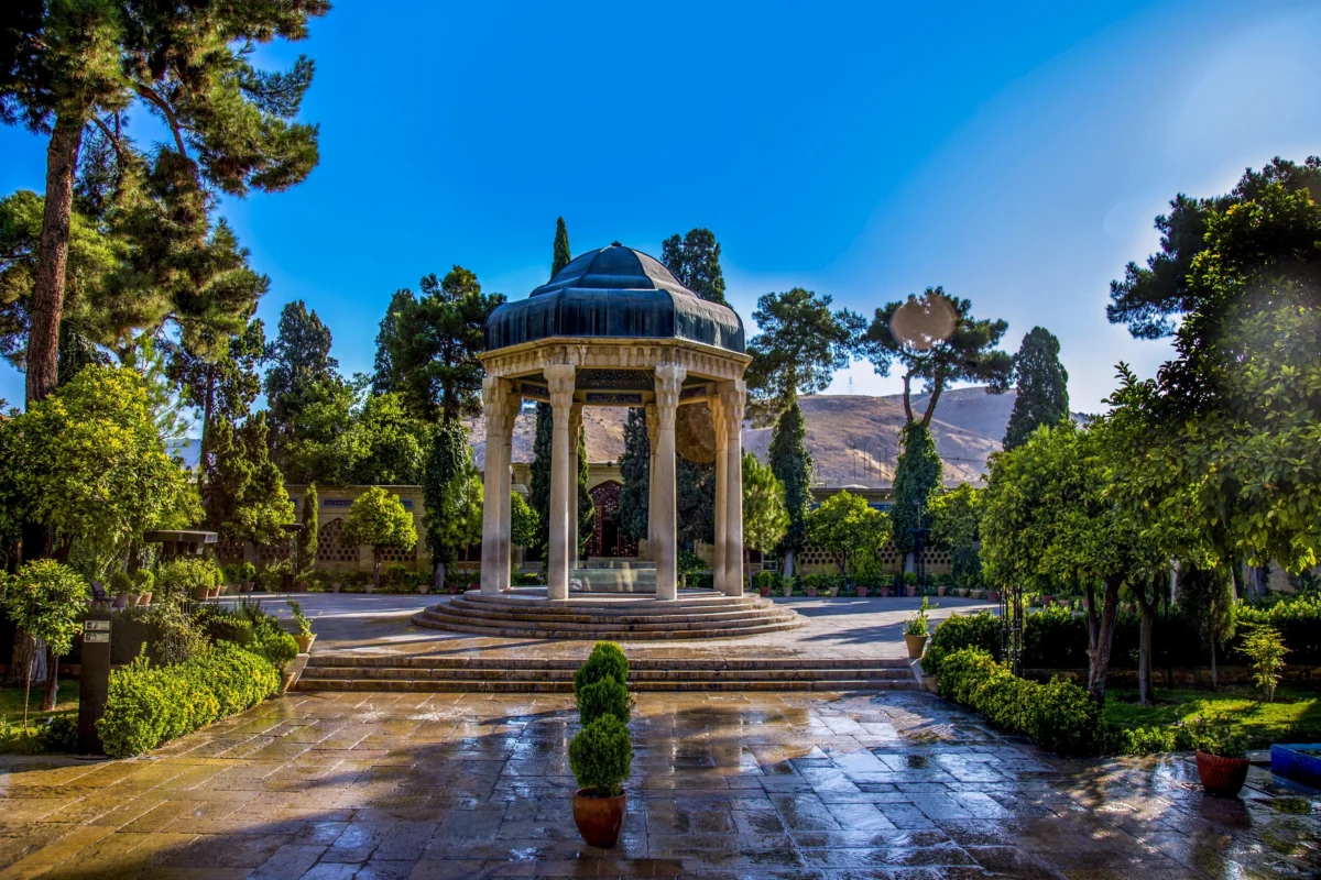 Hafez Tomb at Hafeziyeh in Shiraz, Iran
